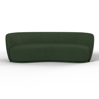 Posh Sofa - Curved Back Sofa with Continuous Base