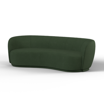 Posh Sofa - Curved Back Sofa with Continuous Base
