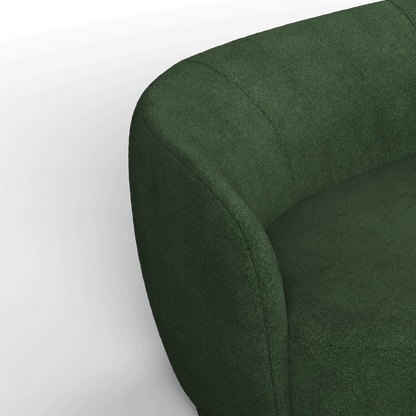 Posh Sofa - Curved Back Sofa with Continuous Base