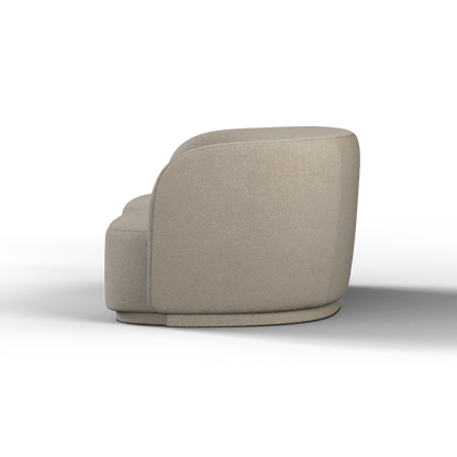 Posh Sofa - Curved Back Sofa with Continuous Base