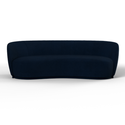 Posh Sofa - Curved Back Sofa with Continuous Base