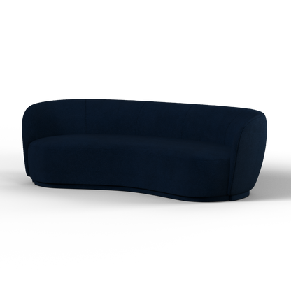 Posh Sofa - Curved Back Sofa with Continuous Base