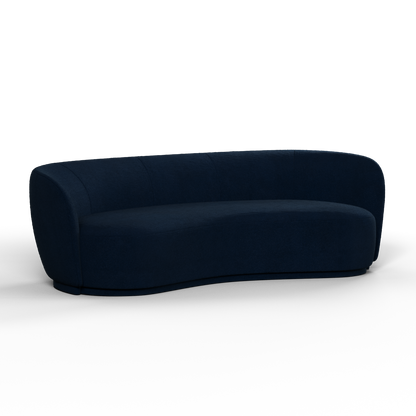 Posh Sofa - Curved Back Sofa with Continuous Base
