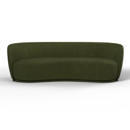 Posh Sofa - Curved Back Sofa with Continuous Base