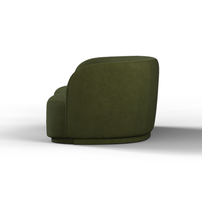 Posh Sofa - Curved Back Sofa with Continuous Base