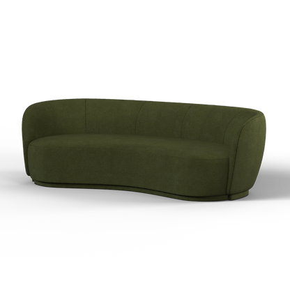Posh Sofa - Curved Back Sofa with Continuous Base