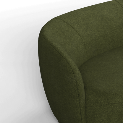 Posh Sofa - Curved Back Sofa with Continuous Base