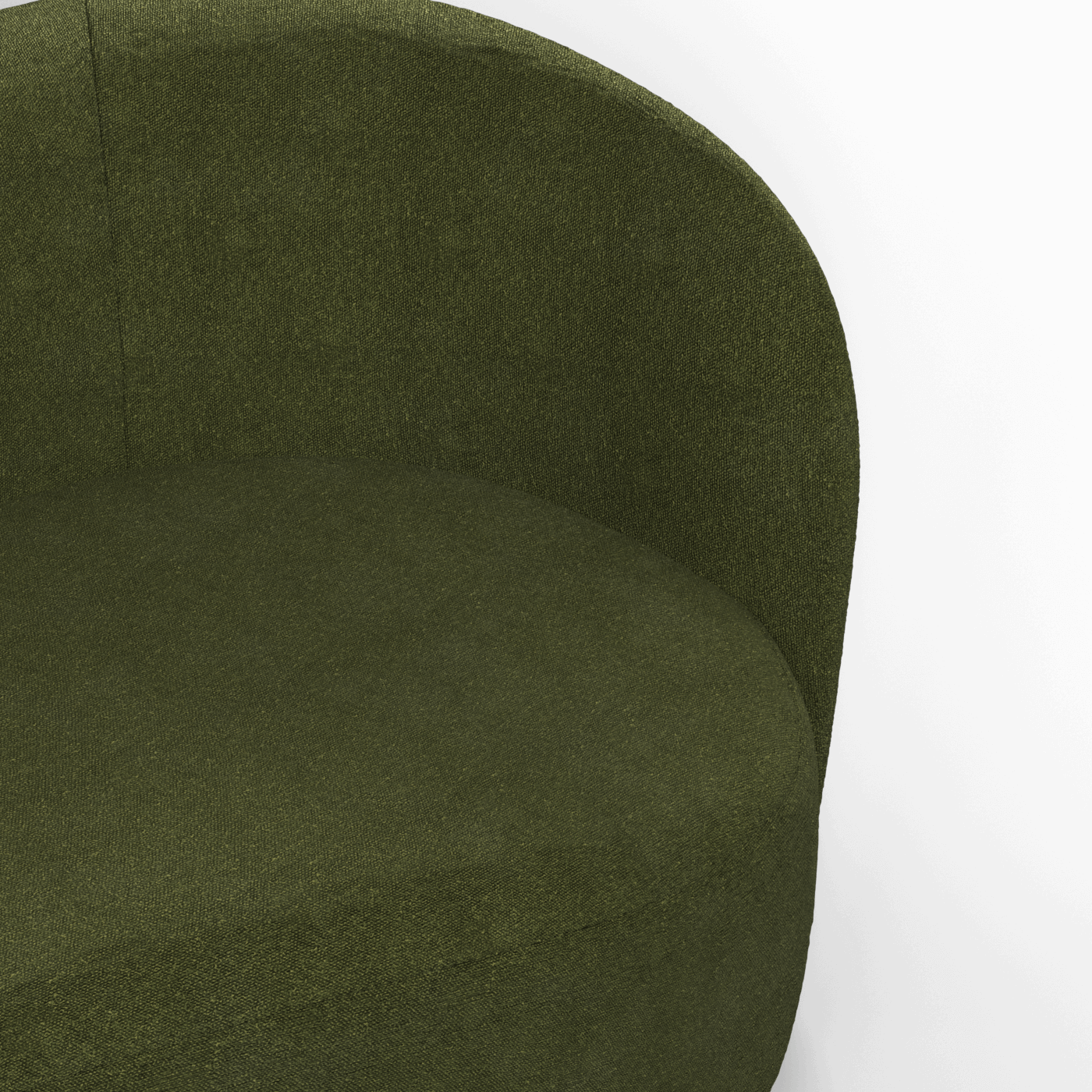 Posh Sofa - Curved Back Sofa with Continuous Base