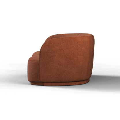 Posh Sofa - Curved Back Sofa with Continuous Base
