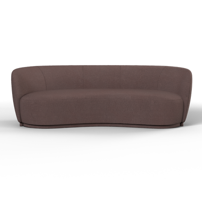 Posh Sofa - Curved Back Sofa with Continuous Base