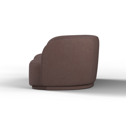 Posh Sofa - Curved Back Sofa with Continuous Base