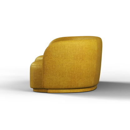 Posh Sofa - Curved Back Sofa with Continuous Base