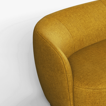 Posh Sofa - Curved Back Sofa with Continuous Base