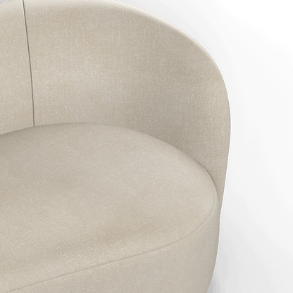 Posh Sofa - Curved Back Sofa with Continuous Base