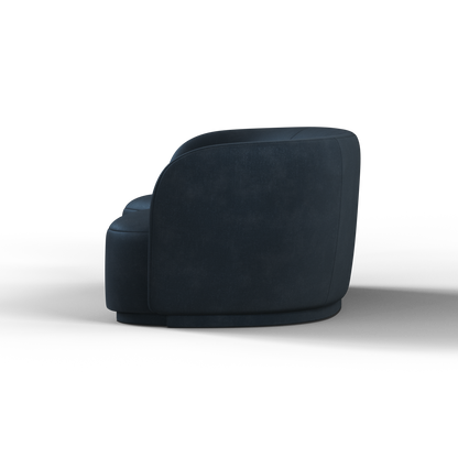 Posh Sofa - Curved Back Sofa with Continuous Base