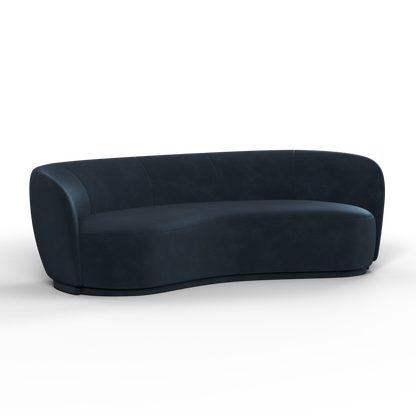 Posh Sofa - Curved Back Sofa with Continuous Base