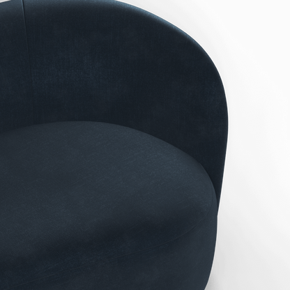 Posh Sofa - Curved Back Sofa with Continuous Base