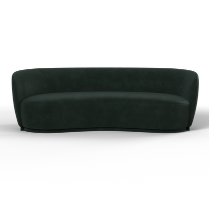 Posh Sofa - Curved Back Sofa with Continuous Base