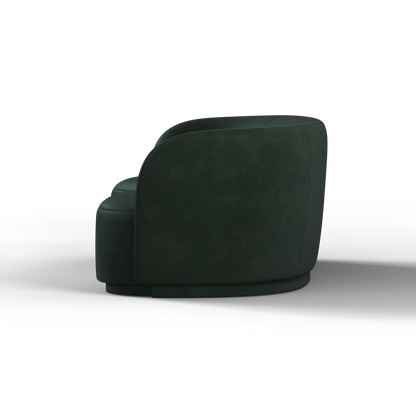 Posh Sofa - Curved Back Sofa with Continuous Base