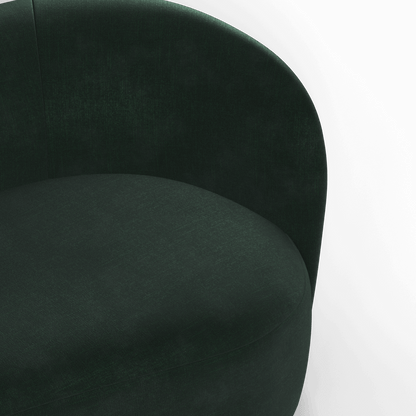 Posh Sofa - Curved Back Sofa with Continuous Base