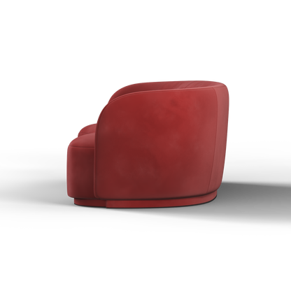 Posh Sofa - Curved Back Sofa with Continuous Base