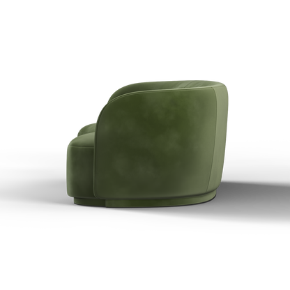 Posh Sofa - Curved Back Sofa with Continuous Base