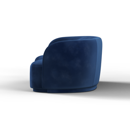 Posh Sofa - Curved Back Sofa with Continuous Base