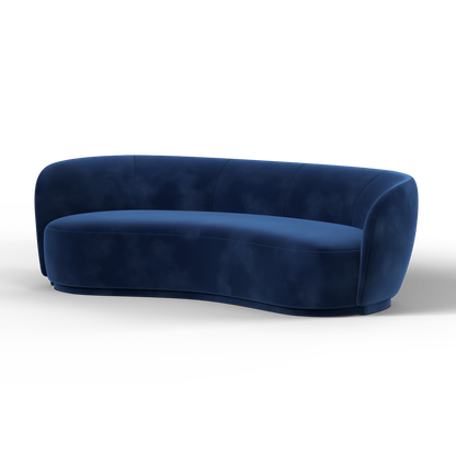 Posh Sofa - Curved Back Sofa with Continuous Base