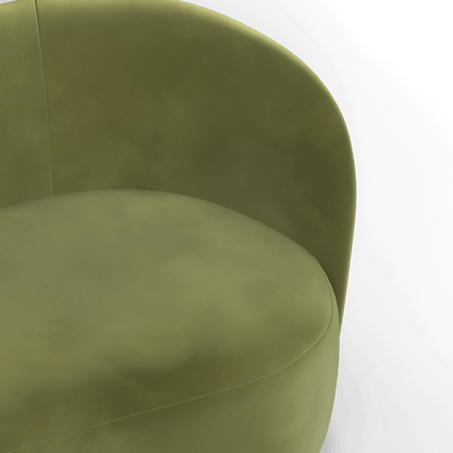 Posh Sofa - Curved Back Sofa with Continuous Base