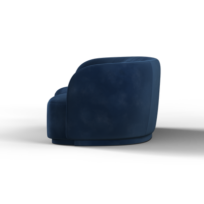 Posh Sofa - Curved Back Sofa with Continuous Base