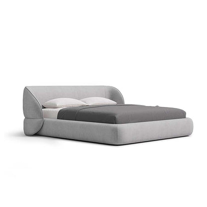 Carla Bed with Modern Curved Headboard