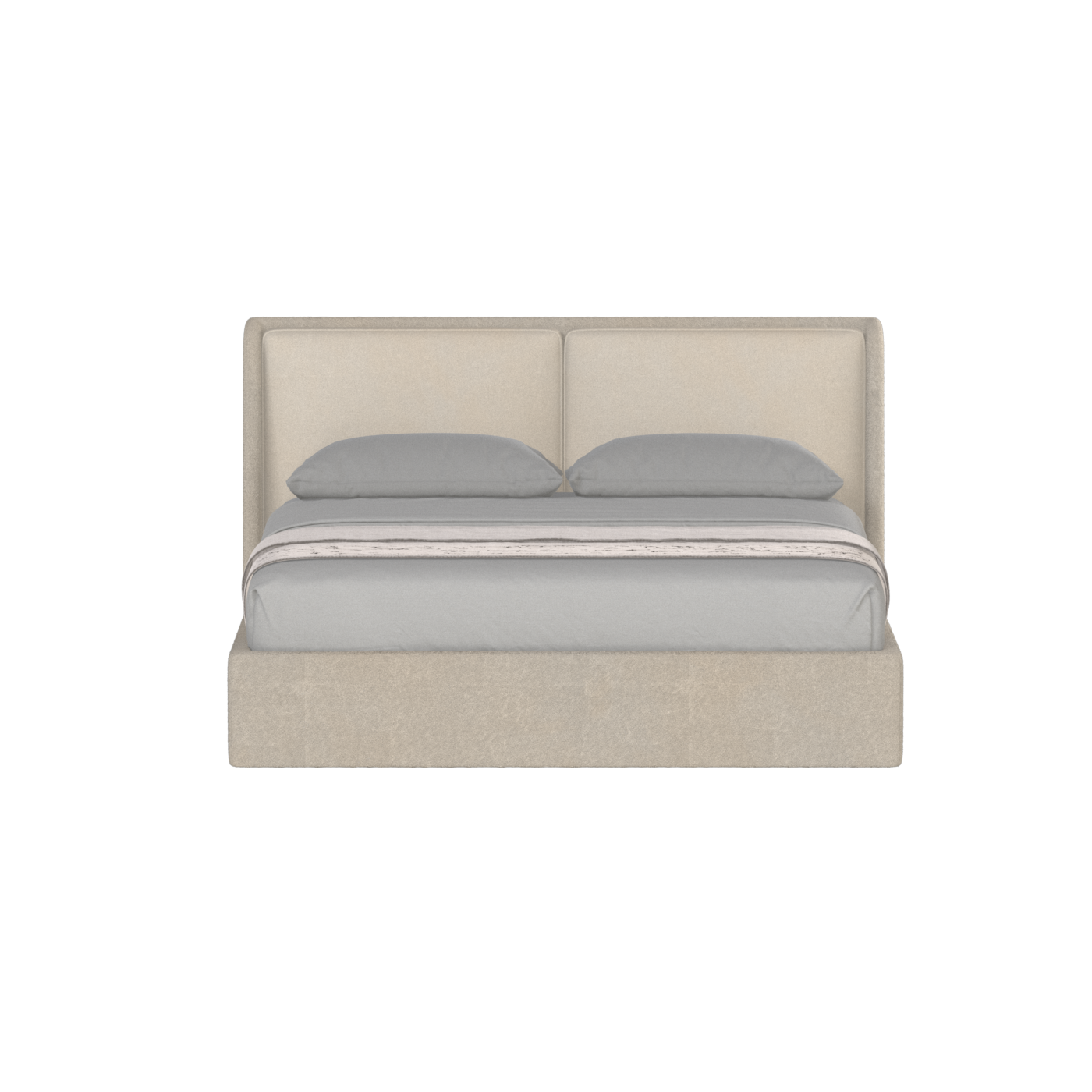 Ruby Upholstered Double Bed in Premium Fabric