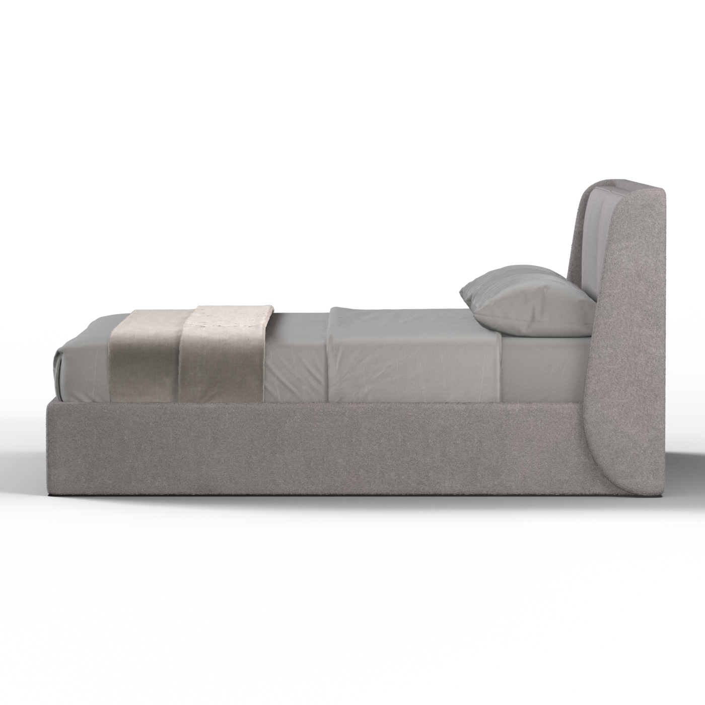 Ruby Upholstered Double Bed in Premium Fabric