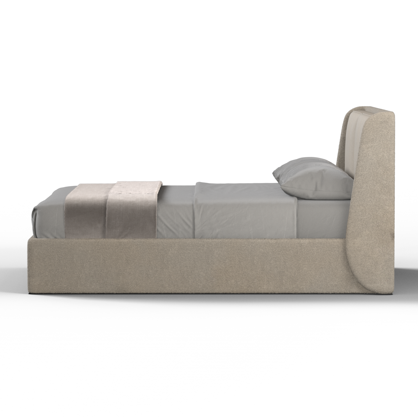 Ruby Upholstered Double Bed in Premium Fabric