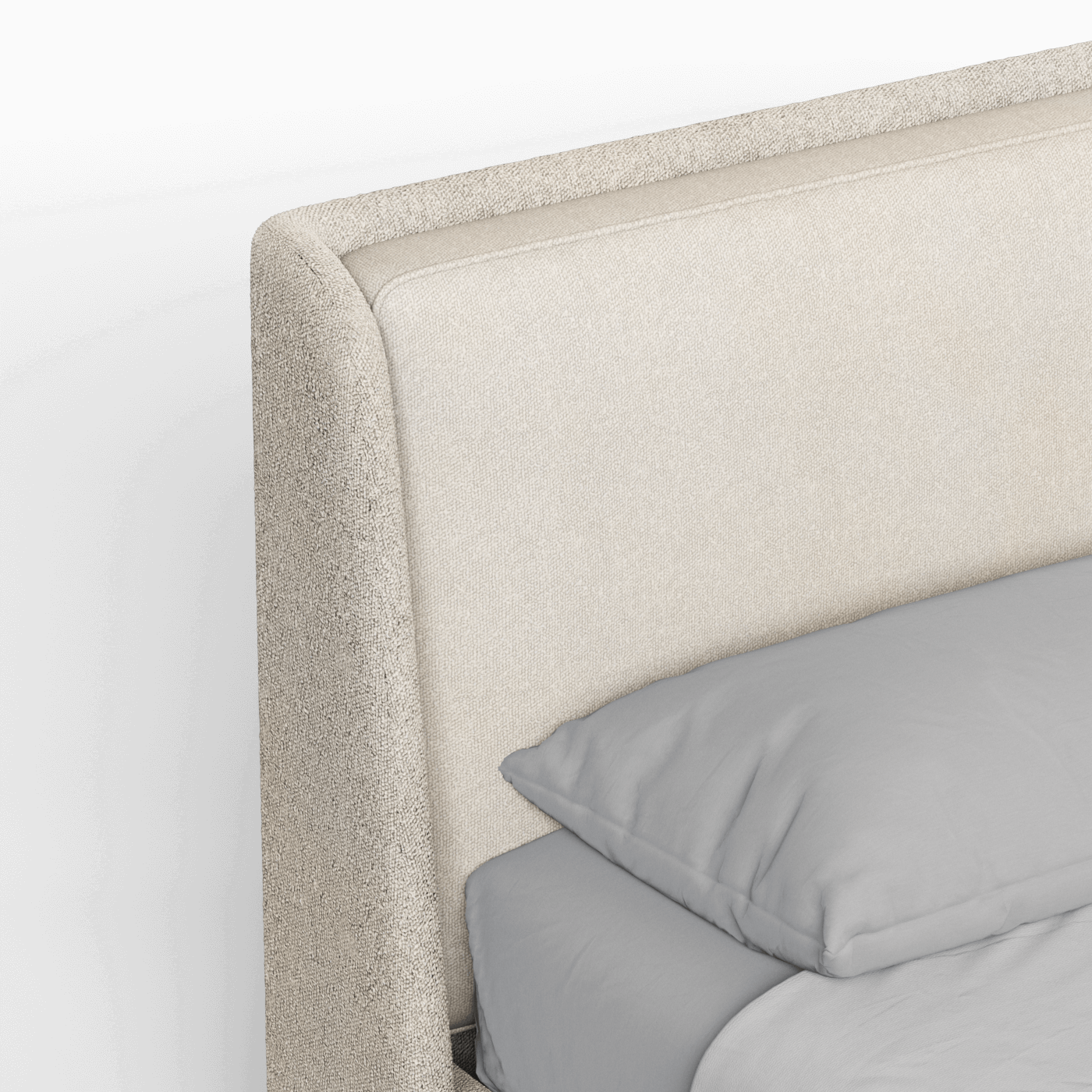 Ruby Upholstered Double Bed in Premium Fabric