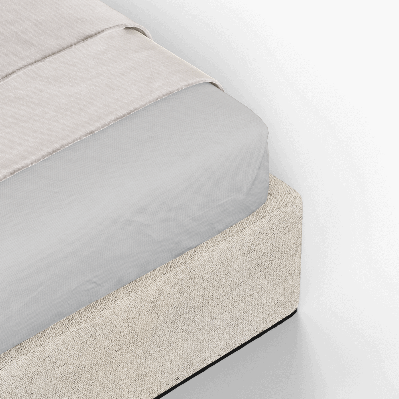 Ruby Upholstered Double Bed in Premium Fabric