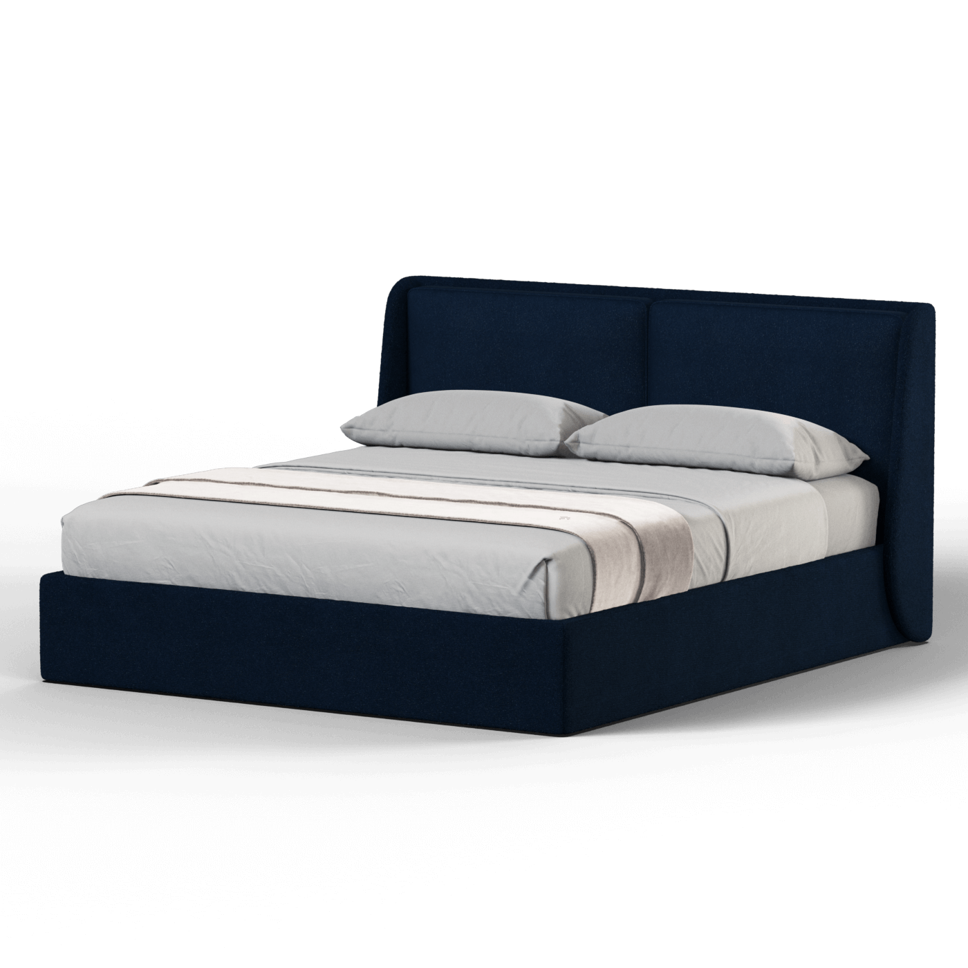 Ruby Upholstered Double Bed in Premium Fabric