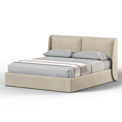 Ruby Upholstered Double Bed in Premium Fabric