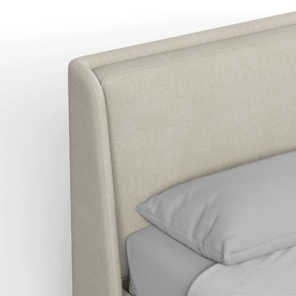 Ruby Upholstered Double Bed in Premium Fabric
