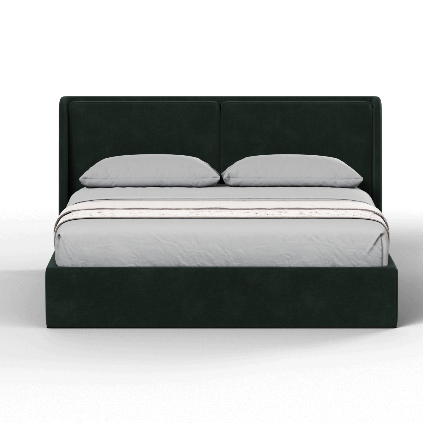 Ruby Upholstered Double Bed in Premium Fabric