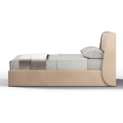 Ruby Upholstered Double Bed in Premium Fabric
