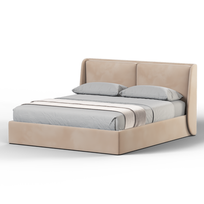 Ruby Upholstered Double Bed in Premium Fabric