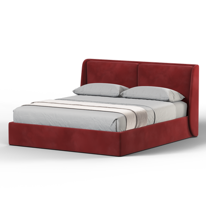Ruby Upholstered Double Bed in Premium Fabric