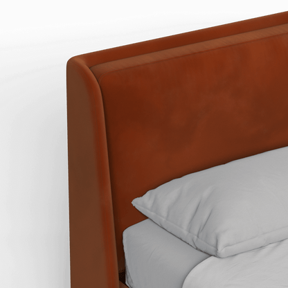 Ruby Upholstered Double Bed in Premium Fabric