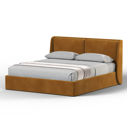 Ruby Upholstered Double Bed in Premium Fabric