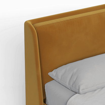 Ruby Upholstered Double Bed in Premium Fabric