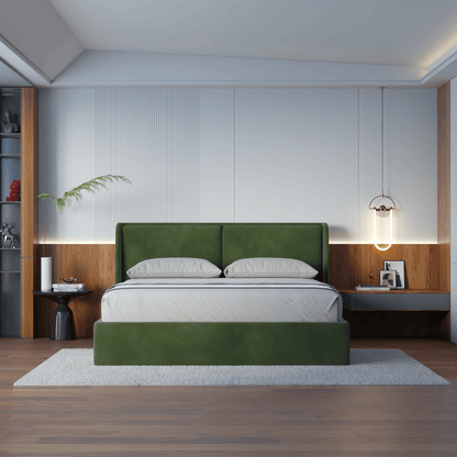 Ruby Upholstered Double Bed in Premium Fabric