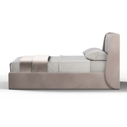 Ruby Upholstered Double Bed in Premium Fabric