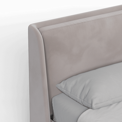 Ruby Upholstered Double Bed in Premium Fabric