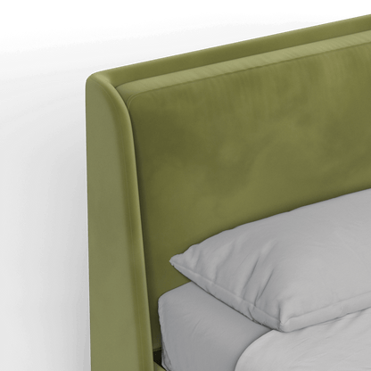 Ruby Upholstered Double Bed in Premium Fabric